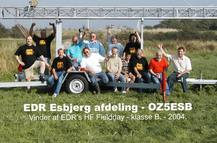 EDR HF Fieldday 2004 - Vinderholdet kl.B.